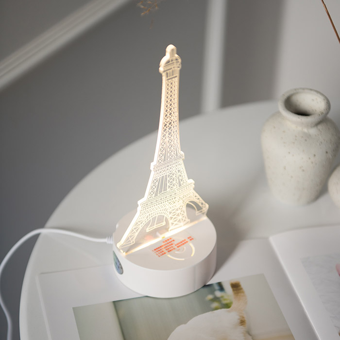 LED 아크릴 무드등 에펠탑 선물용 무드 조명