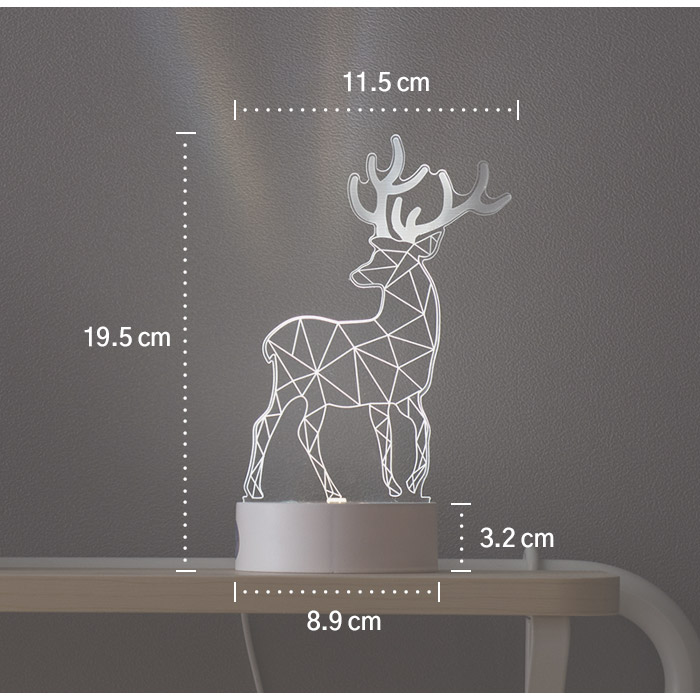LED 아크릴 무드등 사슴 선물용 무드 조명