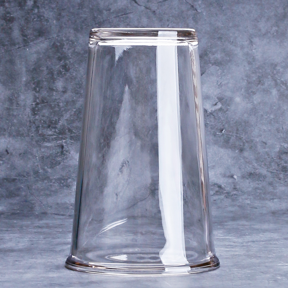 에코 내열 강화 유리컵 카페 맥주잔 아이스 커피잔 아메리카노컵 390ml, 1개, 투명 이미지 6