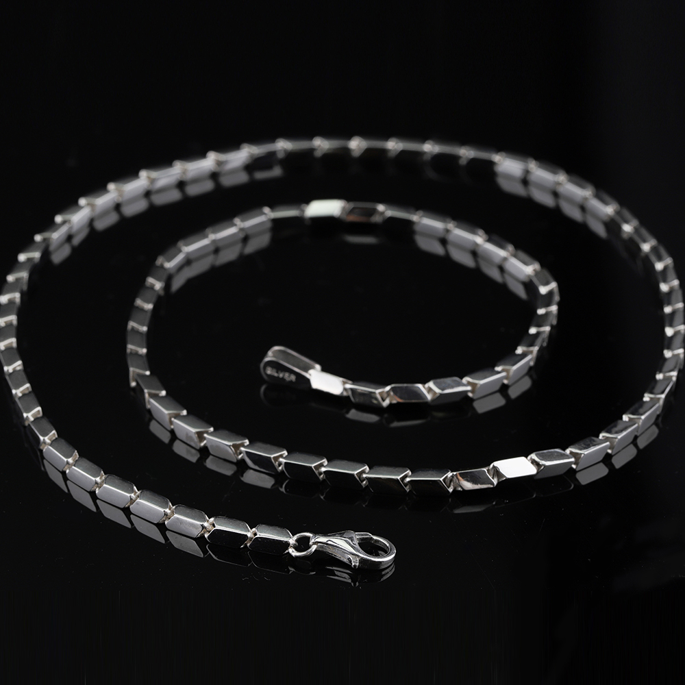 925실버체인목걸이 대나무 순은necklace 남자실버목걸이 줄 이미지 6