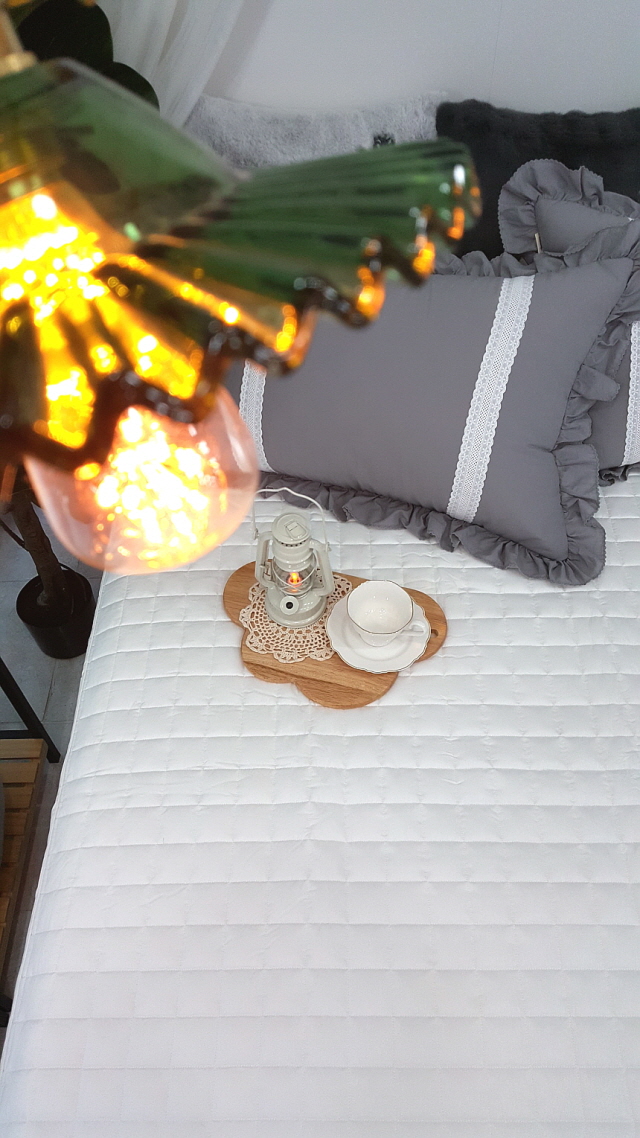 국산 순면 누빔 높은 매트리스커버 라지킹 호텔 침대커버퀸 맞춤