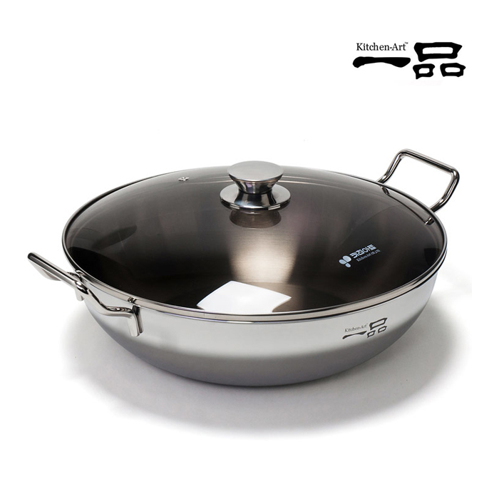 키친아트 일품 통3중 스텐 2단 찜냄비 찜기 28cm - 상세 이미지 2