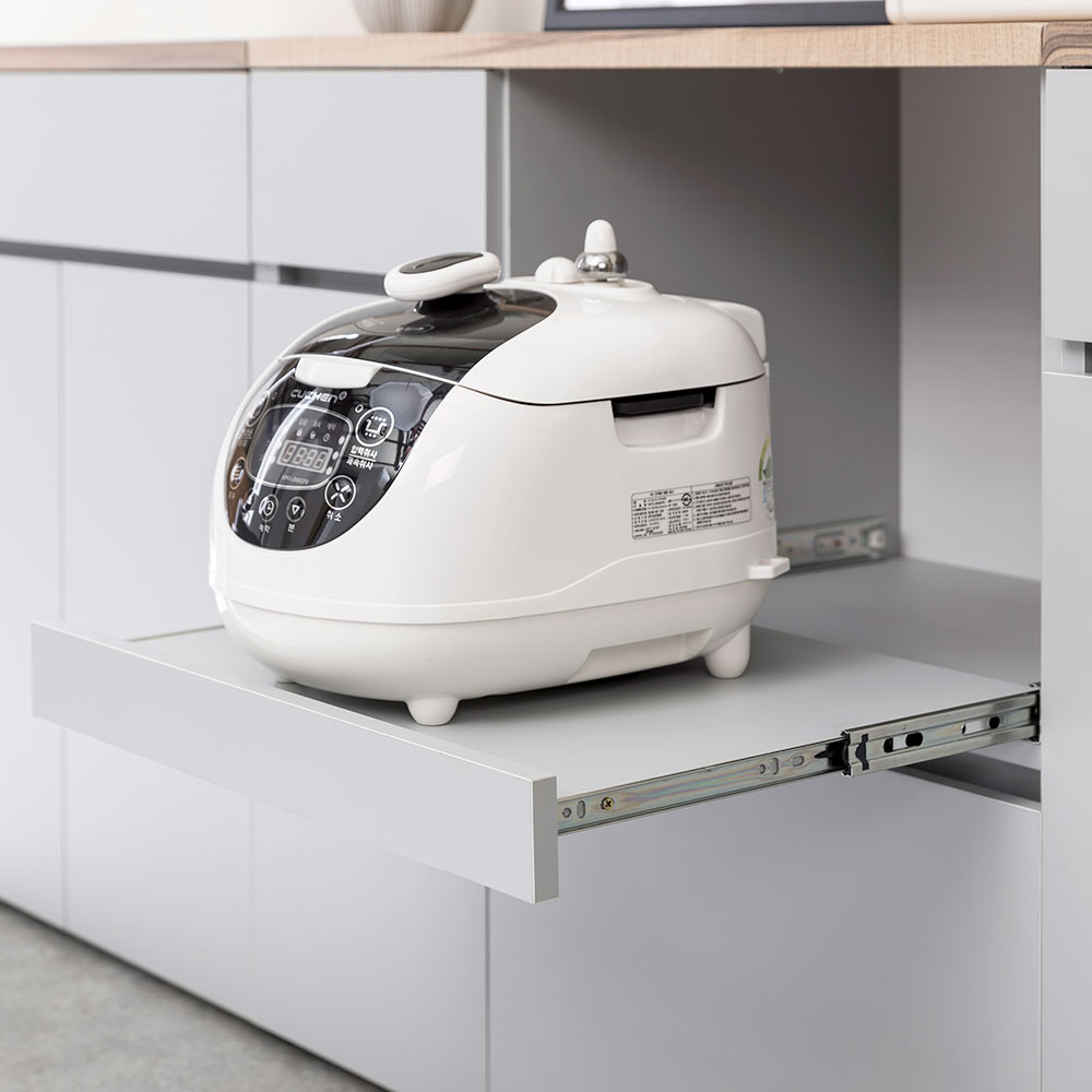 코튼 전자 렌지대 밥솥 다이 선반 수납장 밥통 정리대 렌지장