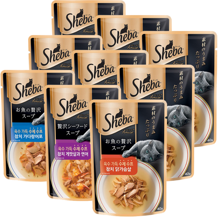 쉬바 수제수프 파우치 3종콤보 40g x12개세트 - 상세 이미지 5