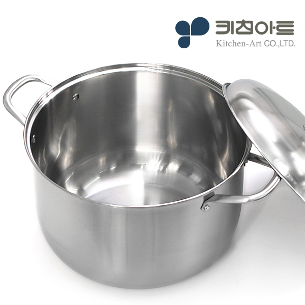 키친아트 인덕션 곰솥 스텐304 인덕션용 큰솥 들통냄비 36cm - 상세 이미지 3