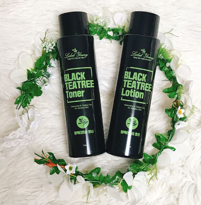 라벨영 블랙티트리 스킨로션 2종세트 150ml 문제성 피부진정+유수분밸런스케어 - 상품 이미지