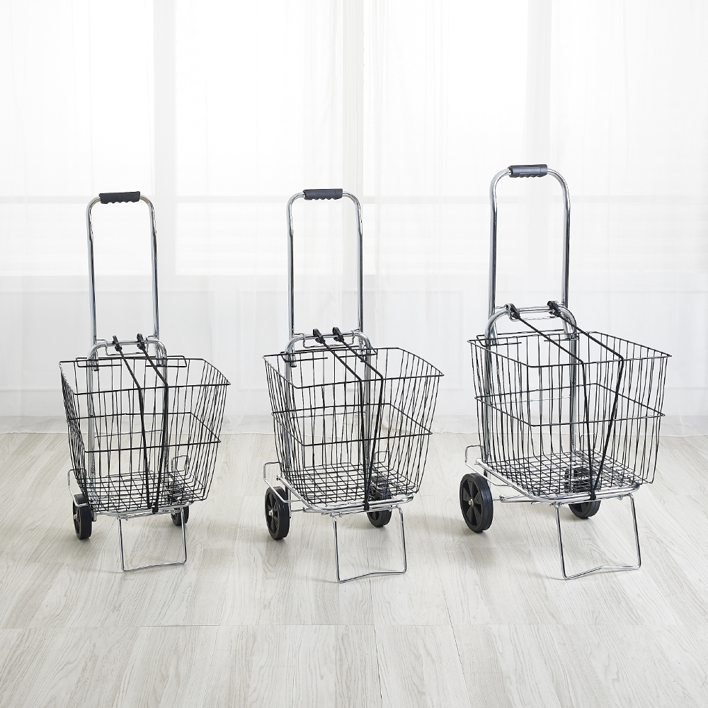 할메이드 시장바구니 바퀴장바구니캐리어 손수레 접이식핸드카트 폴딩쇼핑카트 윙핸드카 대