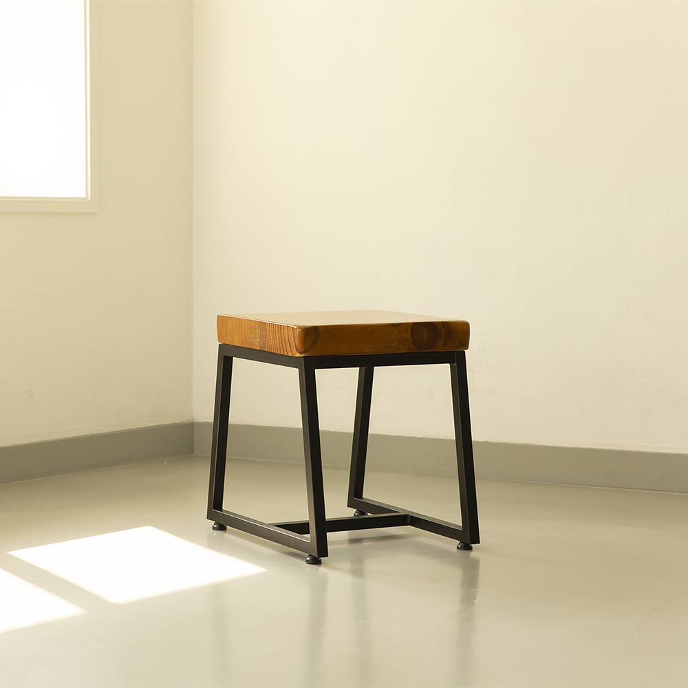 [우드/식탁용] 우드슬랩 디자인 식탁 스툴