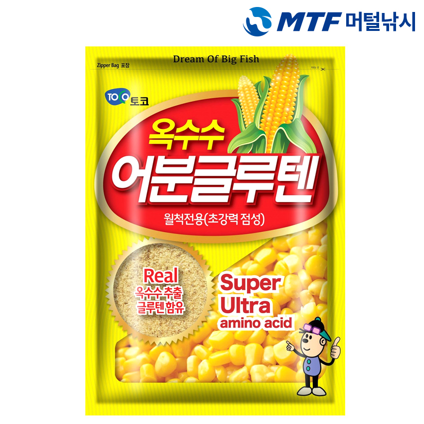 토코 옥수수 어분 글루텐 민물 낚시 떡밥 미끼 - 상품 이미지