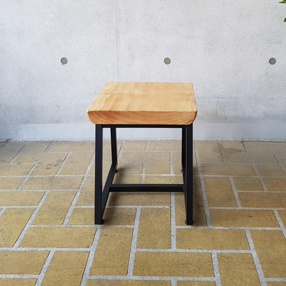 [우드/식탁용] 우드슬랩 디자인 식탁 스툴