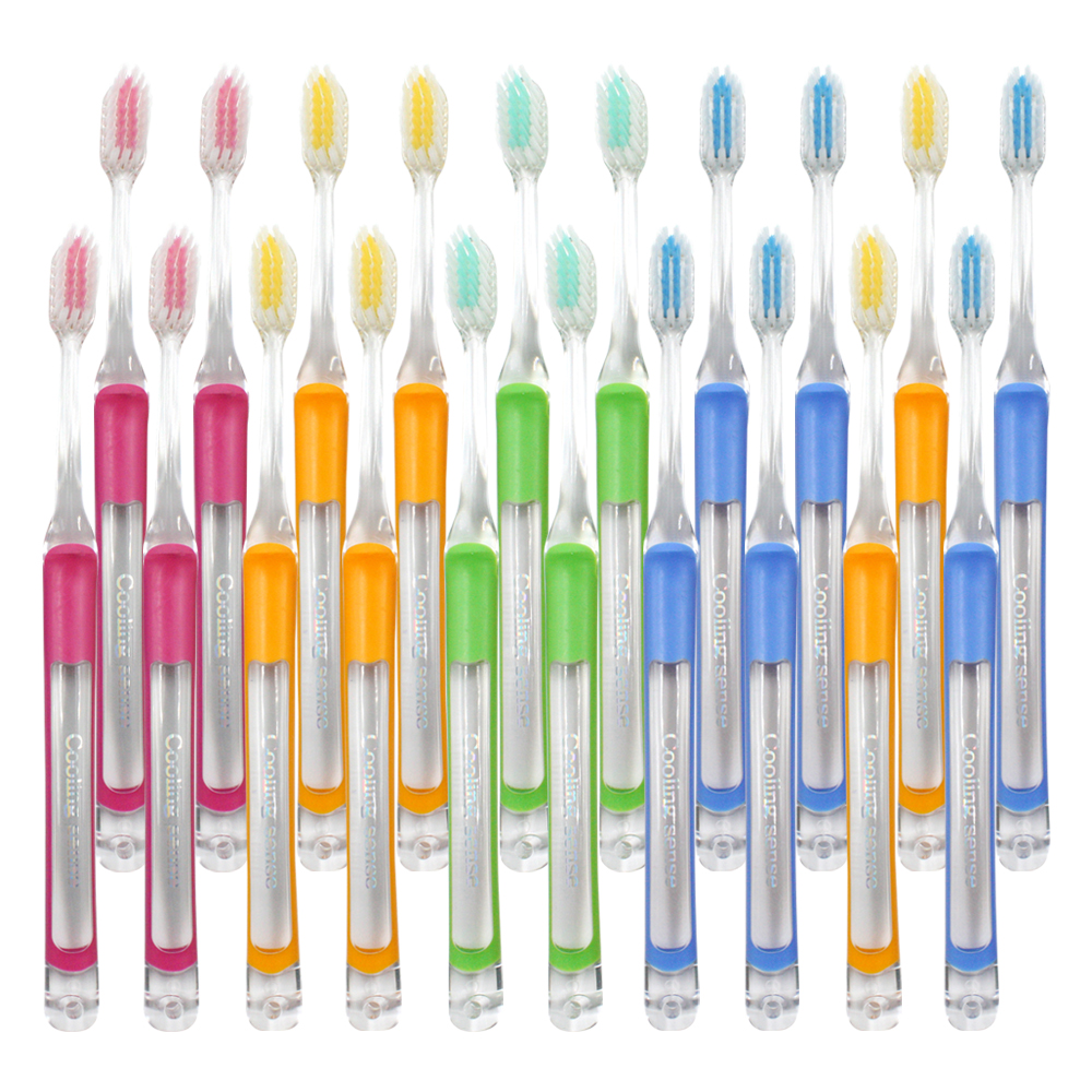 [쿨링센스] 치과용 칫솔 20개입 국내생산 제품 이미지