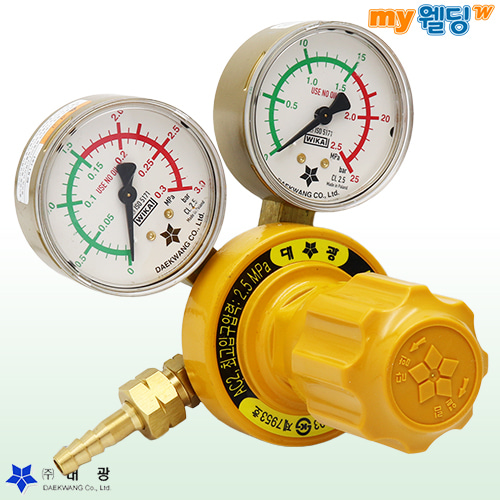 대광 가스레귤레이터(Regulator) 아세틸렌조정기 DK303 : 마이웰딩