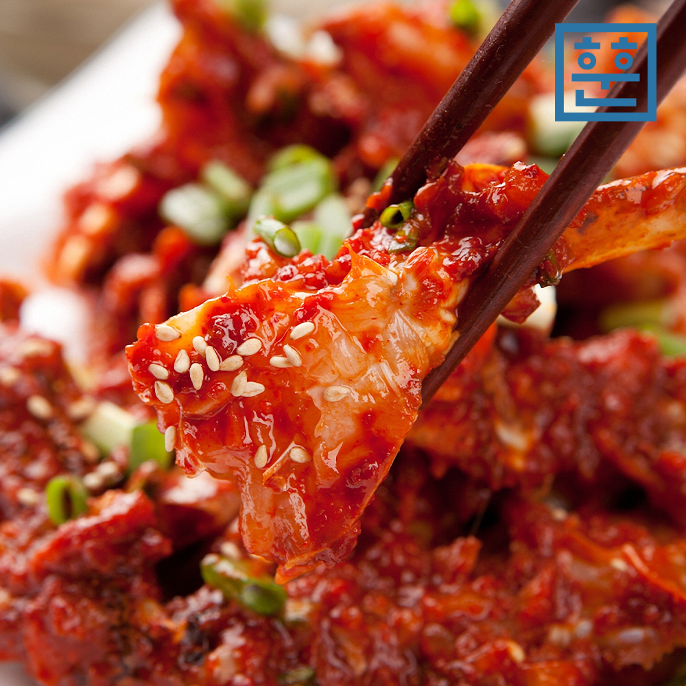 훈훈 한입 양념게장 1kg (절단꽃게, 양념꽃게장) - 상세 이미지 4