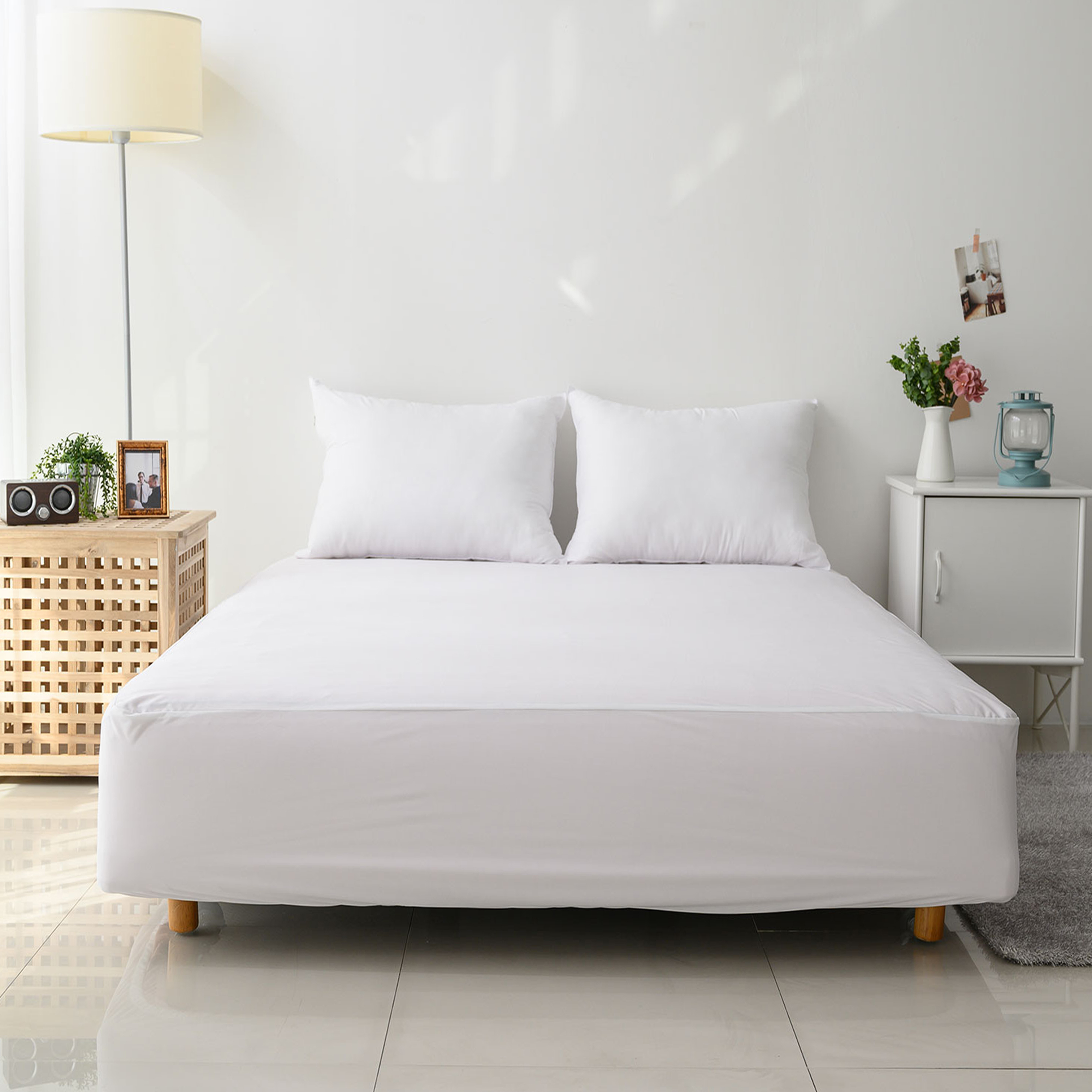 국내제작 고탄력 방수 진드기차단 매트리스 침대 커버 슈퍼싱글 SS