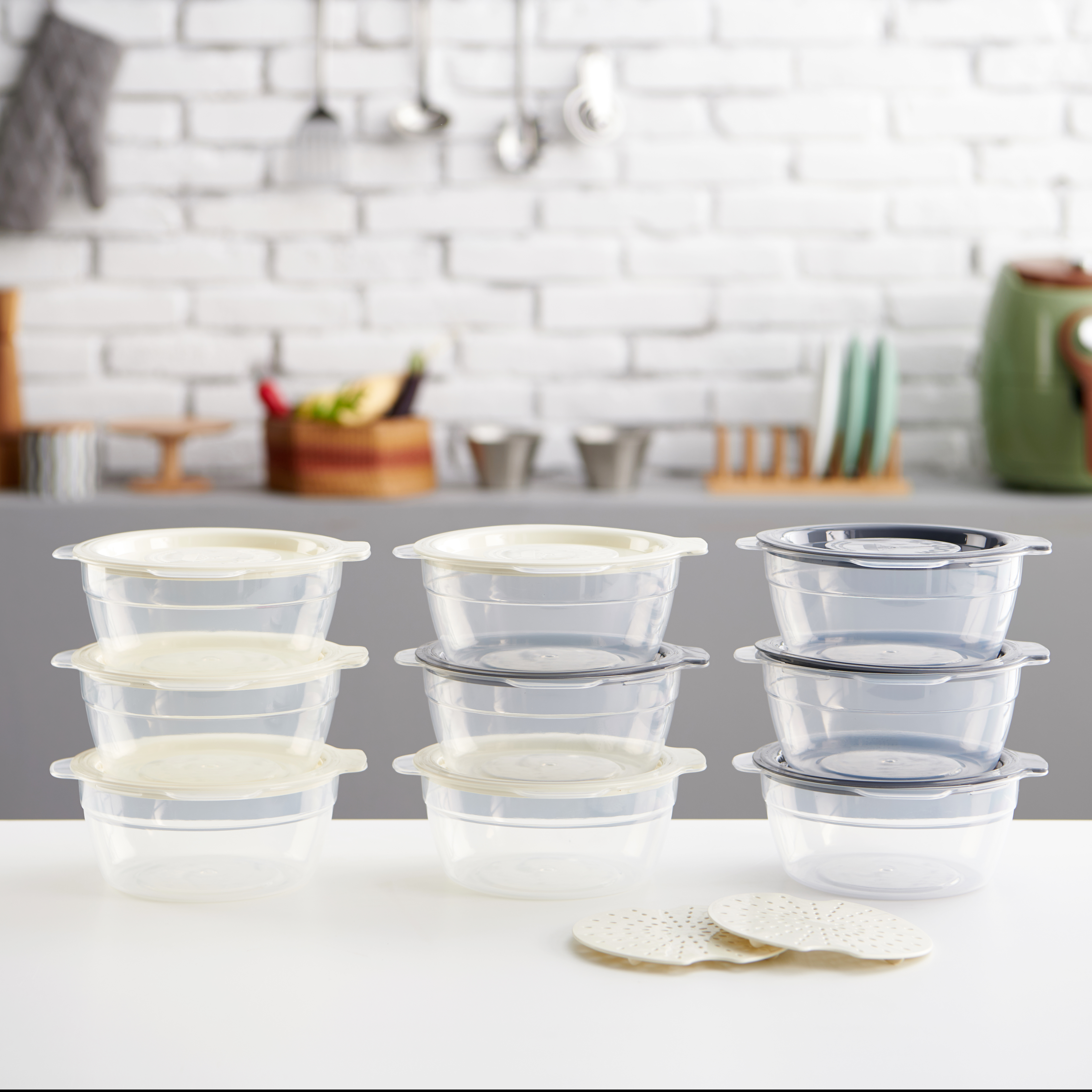 이지앤프리 전자레인지 전용 갓지은 맛 냉동밥 맛있는 밥 맛쿡 이지쿡 냉동밥보관용기 400ml 24P 시리즈 채반 찜용기