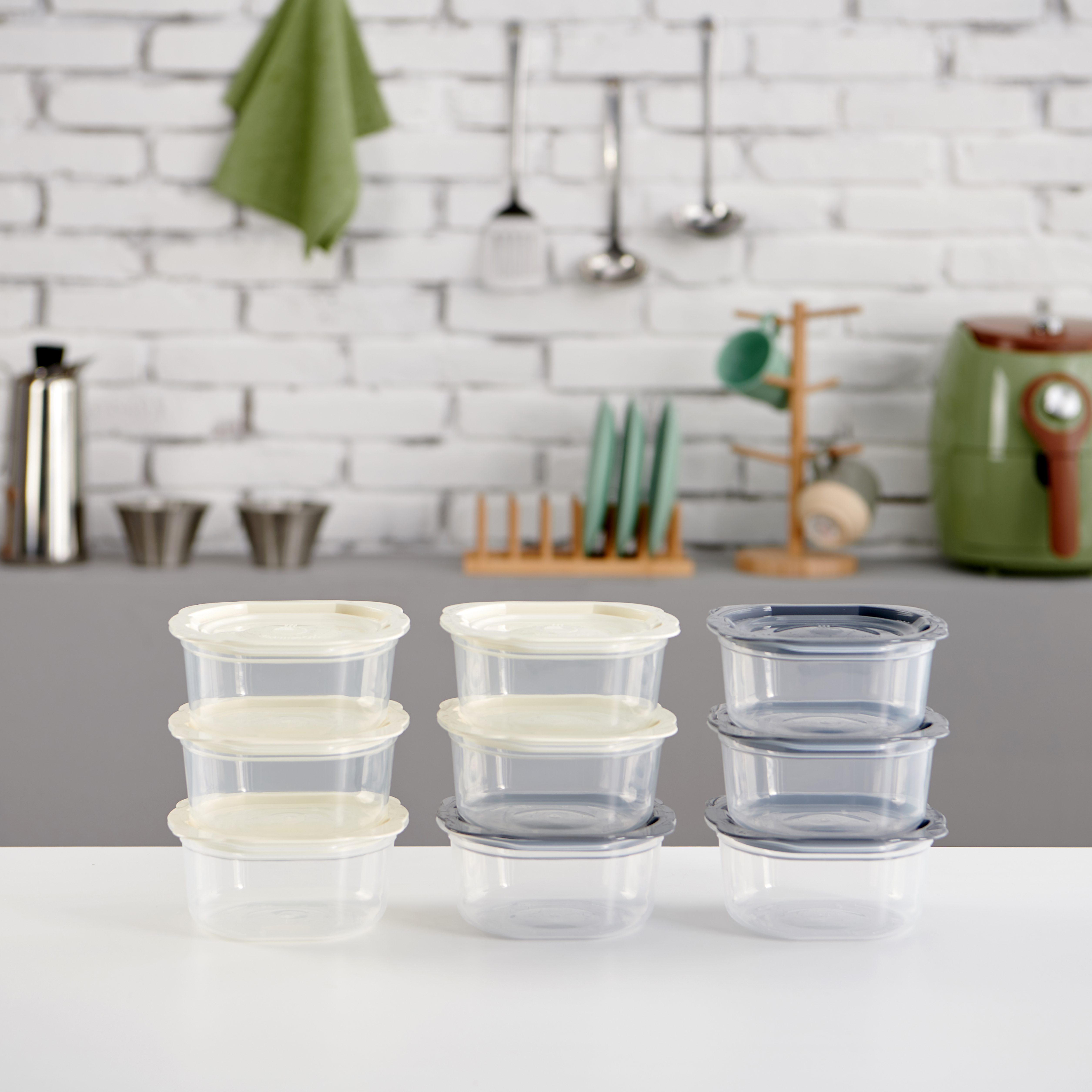 이지앤프리 전자레인지 전용 갓지은 맛 냉동밥 맛있는 밥 맛쿡 이지쿡 냉동밥보관용기 400ml 24P 시리즈 채반 찜용기