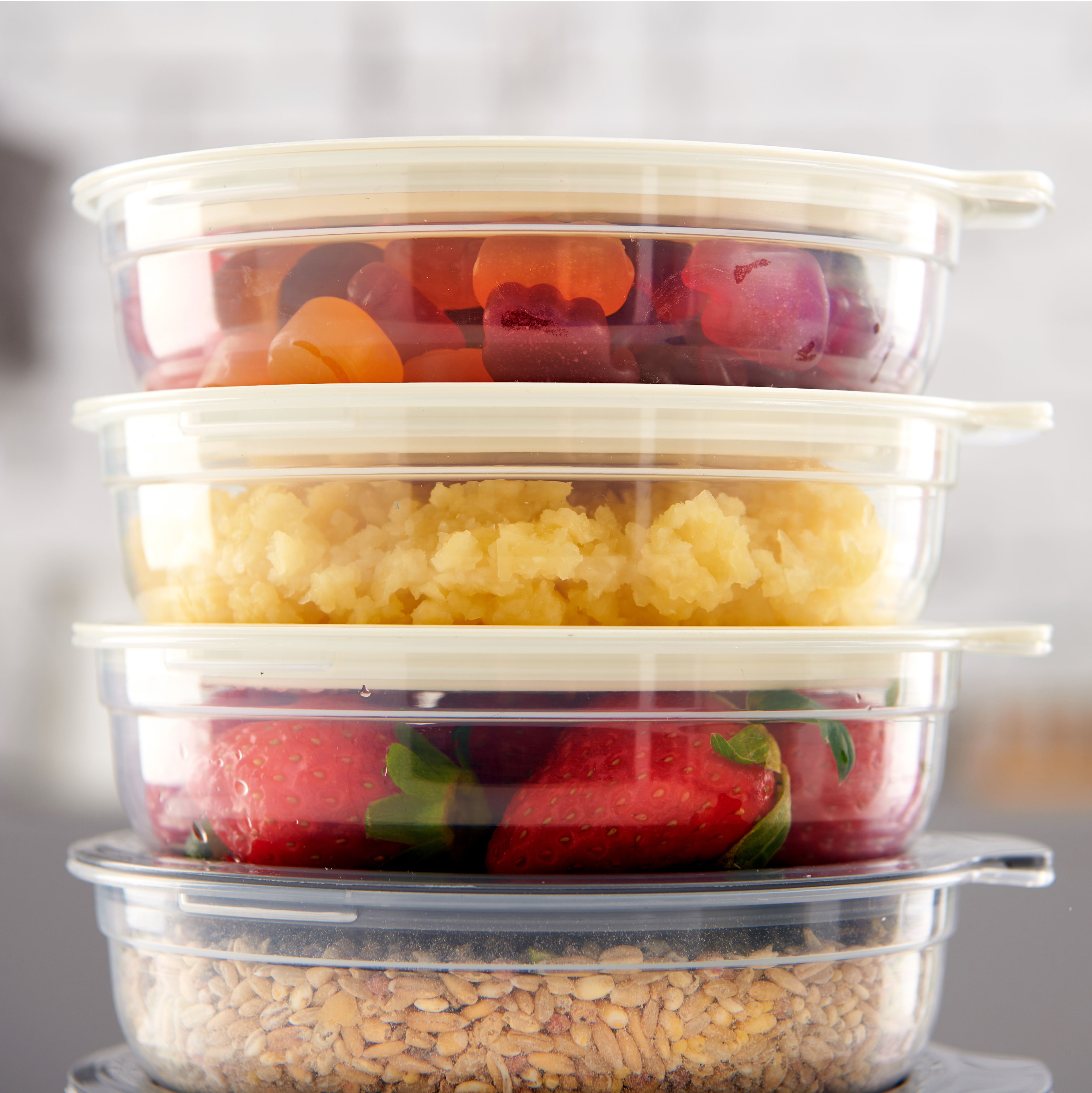 이지앤프리 전자레인지 전용 갓지은 맛 냉동밥 맛있는 밥 맛쿡 이지쿡 냉동밥보관용기 400ml 24P 시리즈 채반 찜용기