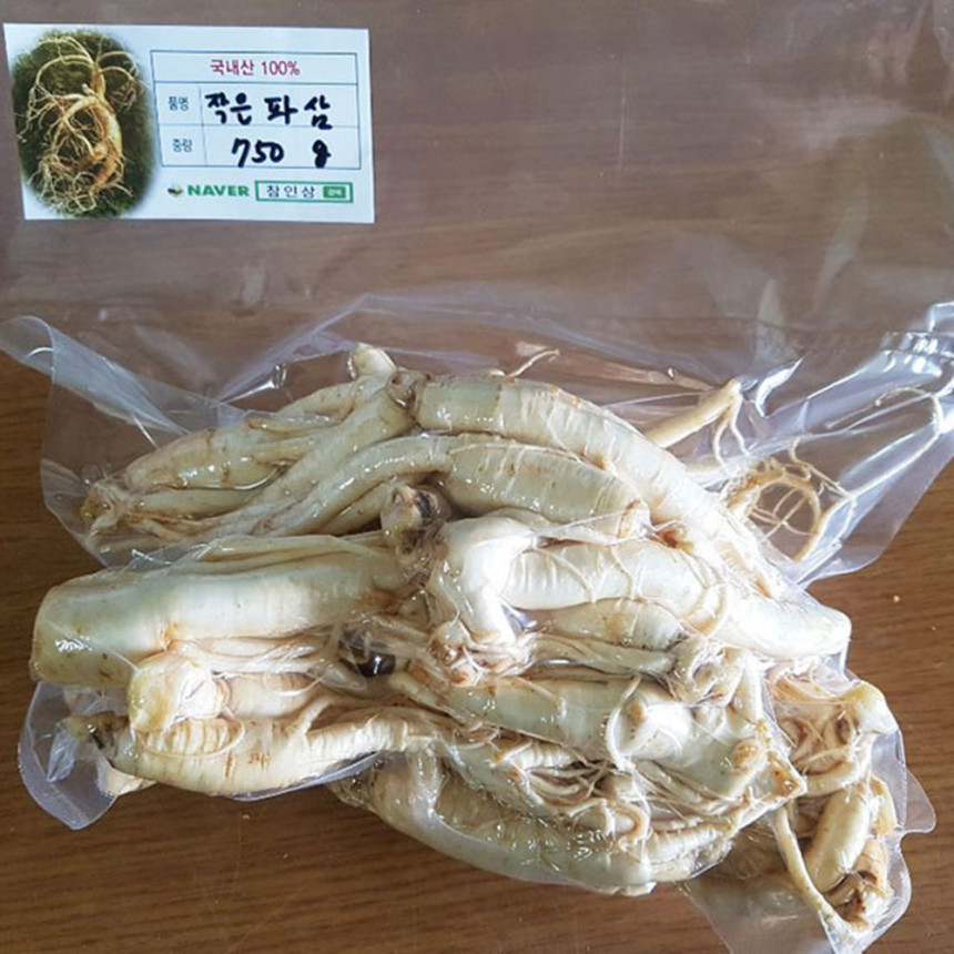 금산 참 인삼 수삼 난발삼 500g 세척 진공포장 사진 5