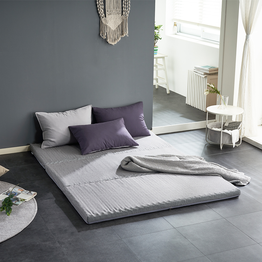더베딩샵 침대위 토퍼 접이식 거실 기숙사 침대 바닥이불 토퍼
