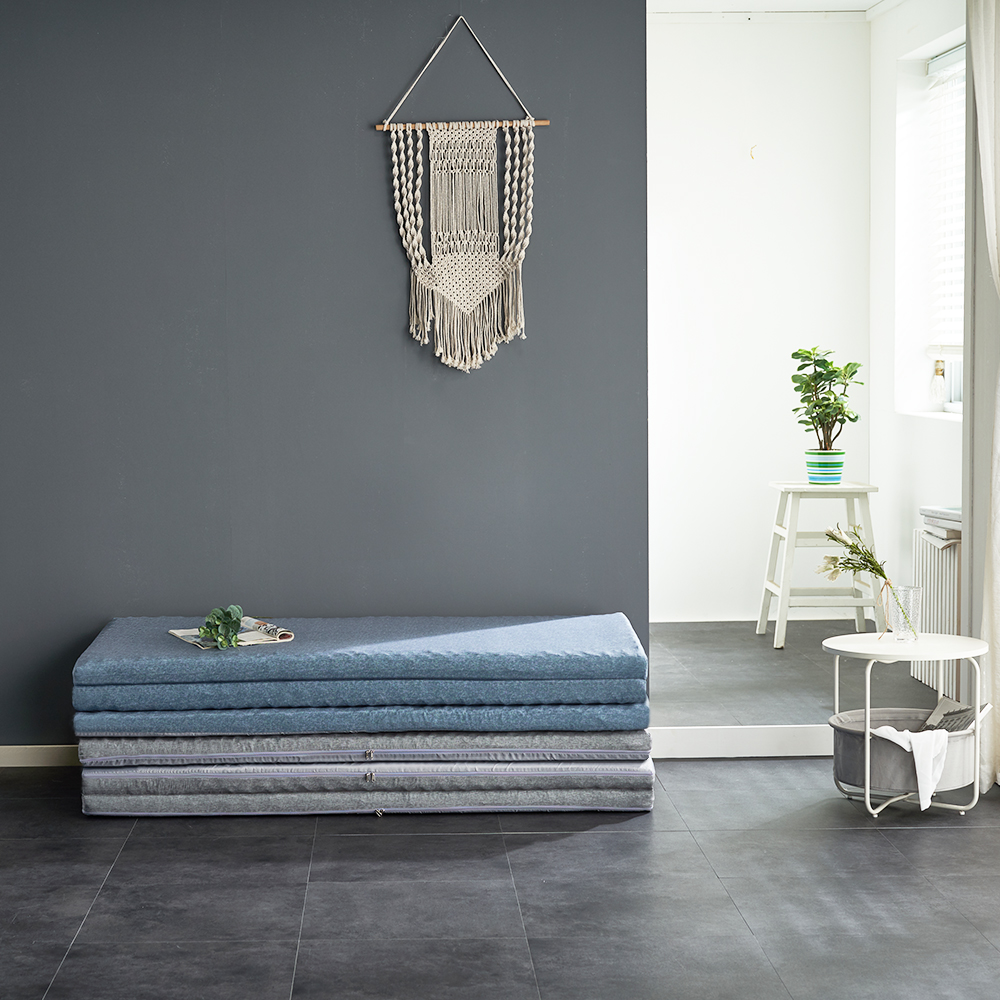 단단한매트리스 접이식 토퍼 3단 바닥 요토퍼 손님용 요매트