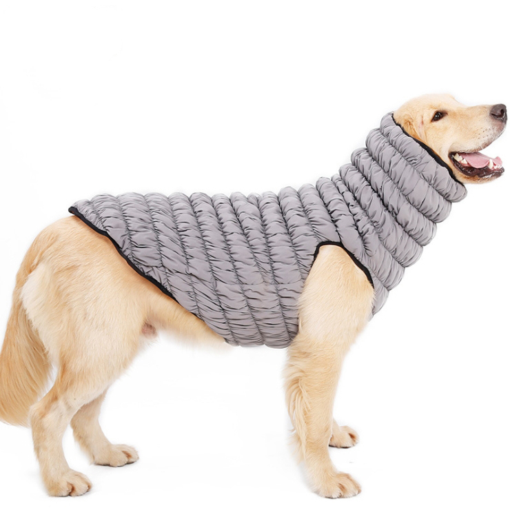 강아지패딩 깔깔이 방한복 겨울옷 중형견 대형견 S