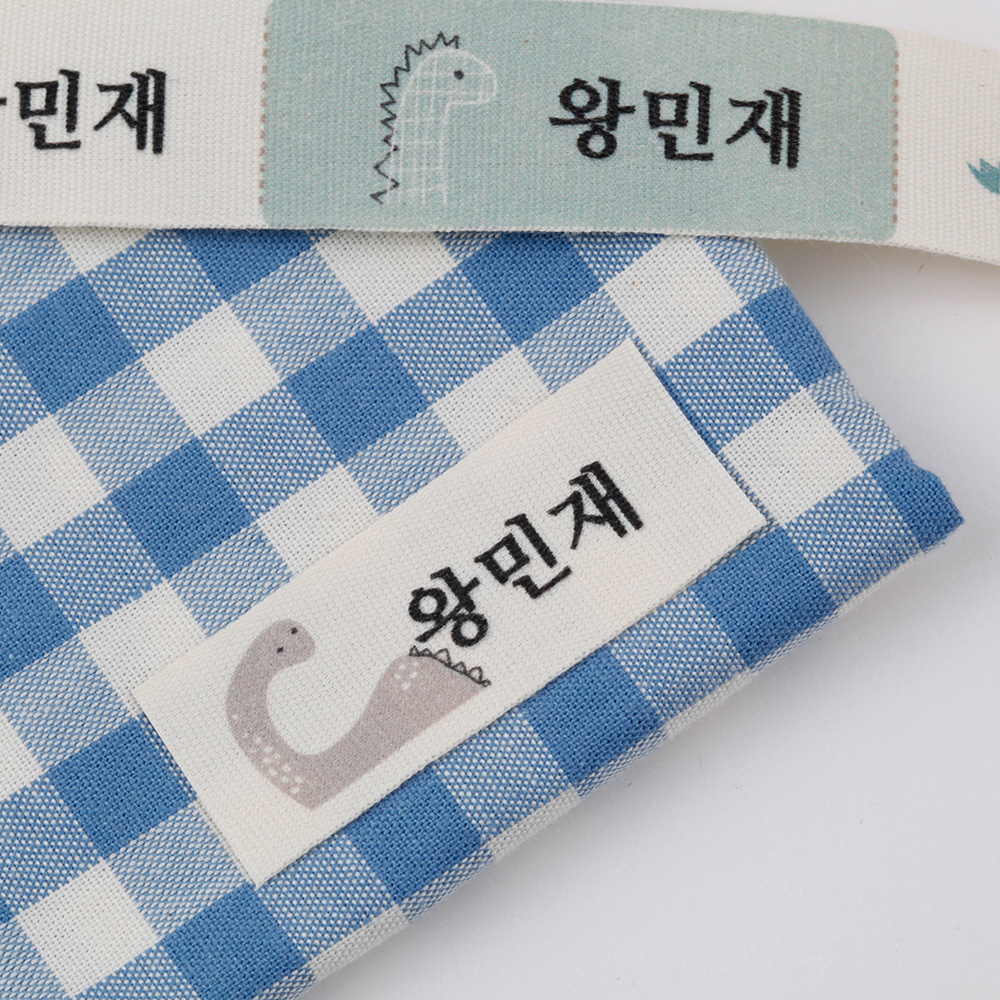 [주문제작]면라벨 컬러 쥬라기월드 Size 4515 한글1 - 상세 이미지 3