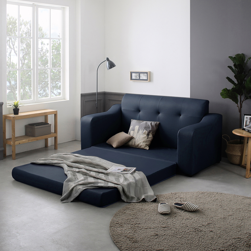 국내제작 레이나 3인용 쇼파베드 접이식 저상형 좌식 침대