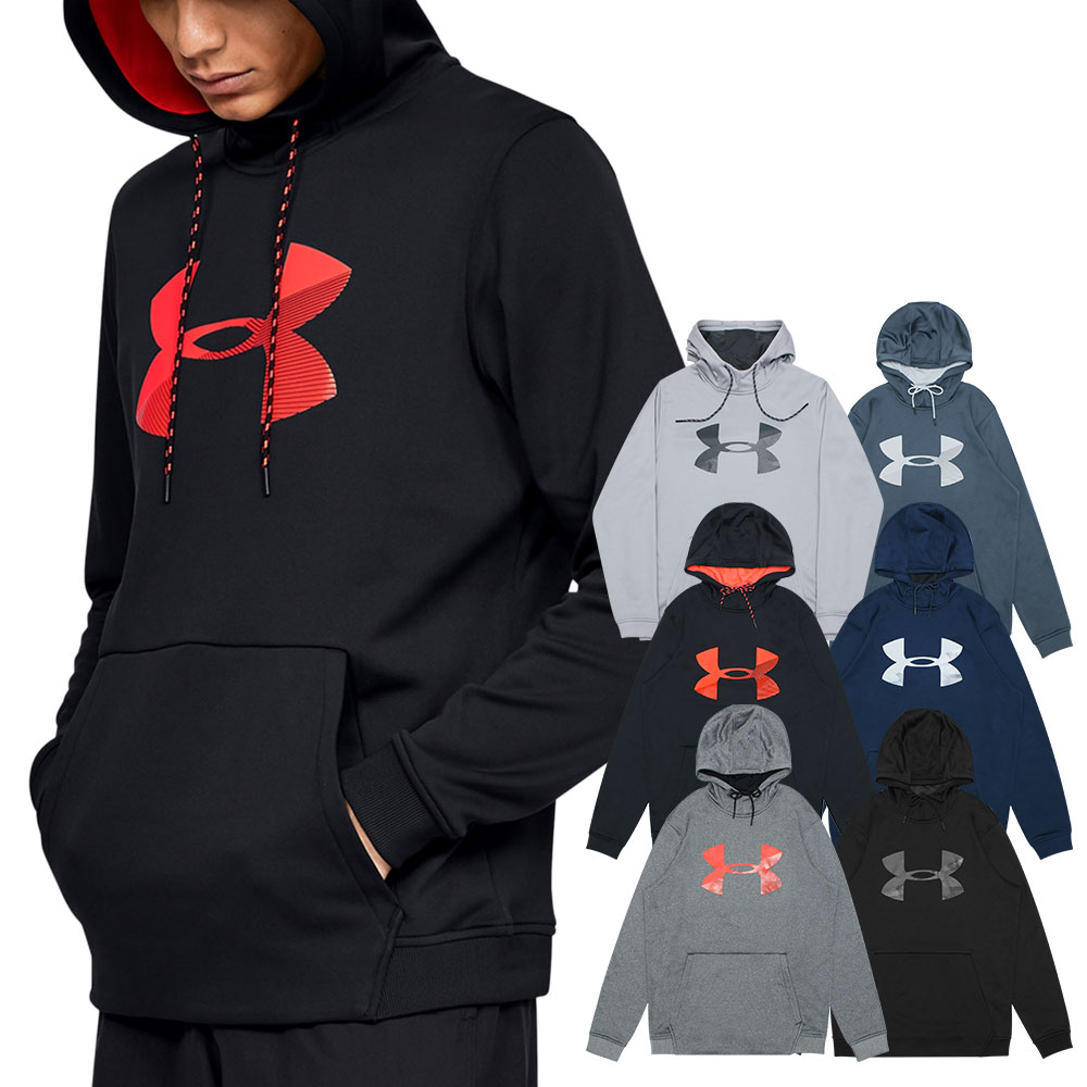 언더아머 기모 그래픽 후디 후드티