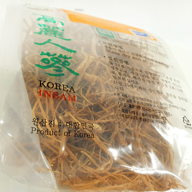 고려 미삼 1등품 홍건삼 말린 뿌리 홍삼 300g (2213) - 상세 이미지 3