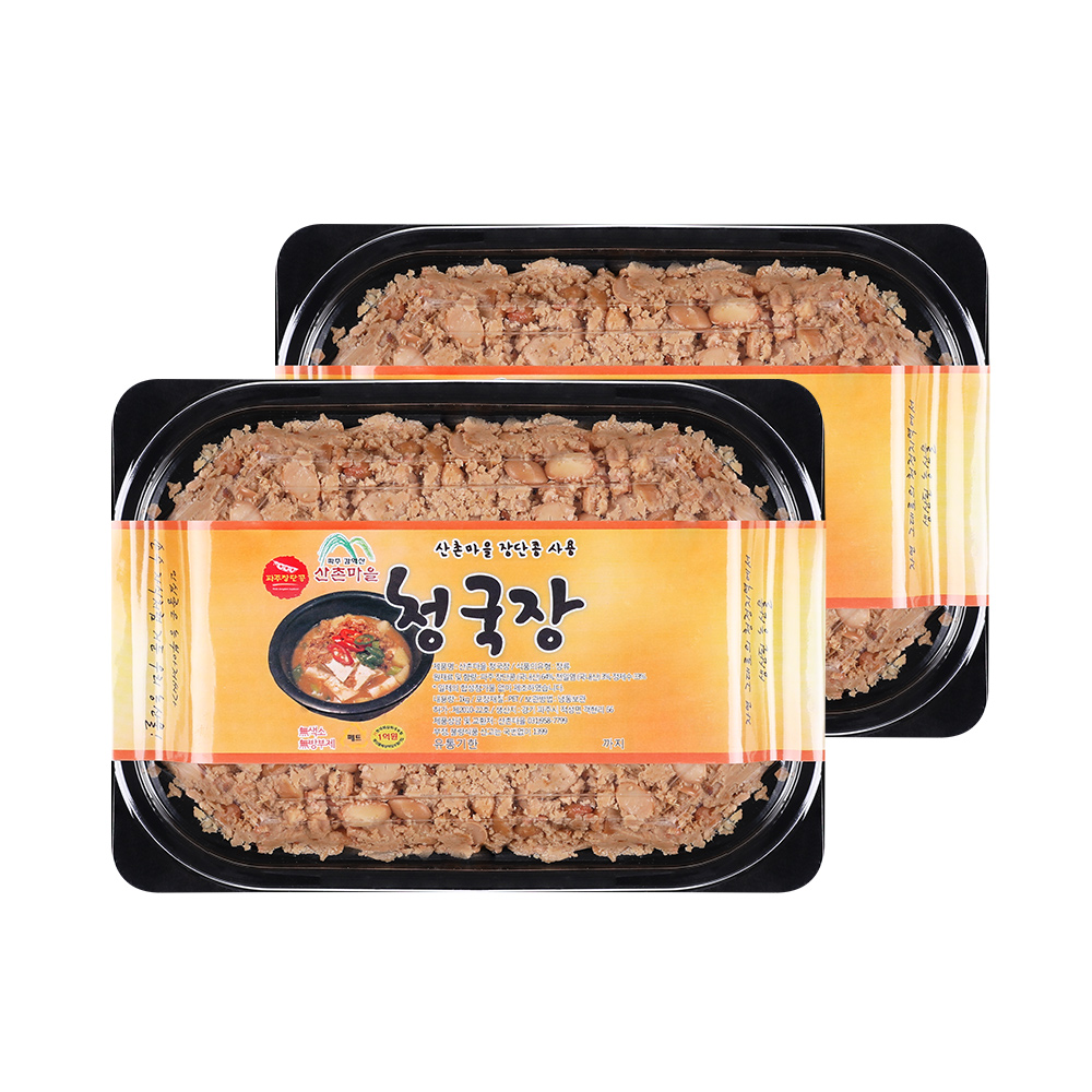 산촌마을 맛집에서 쓰는 생청국장 10kg 식당용 벌크 대용량 도매 업소용 - 상세 이미지 2