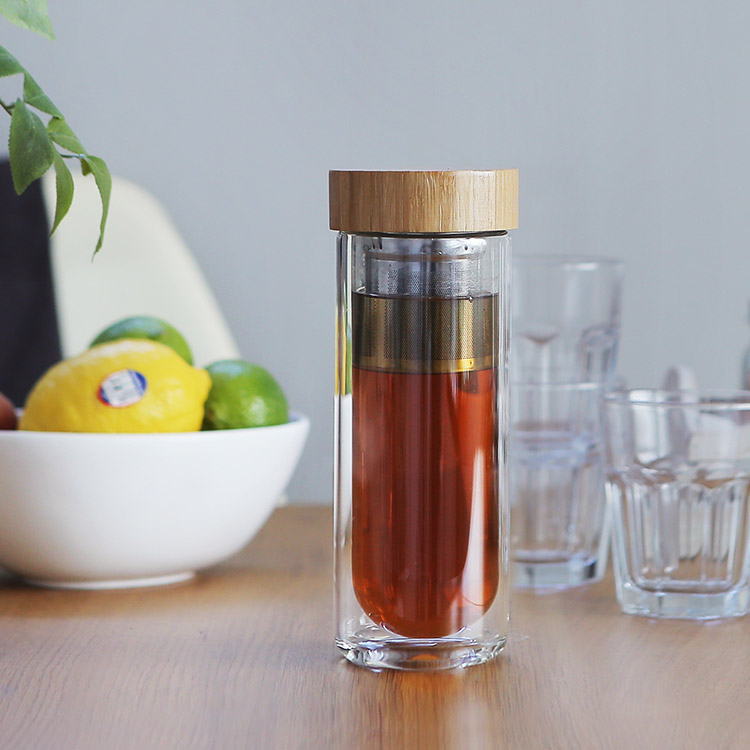 에라토 블랑 글라스 내열 이중유리 티 텀블러 차보틀