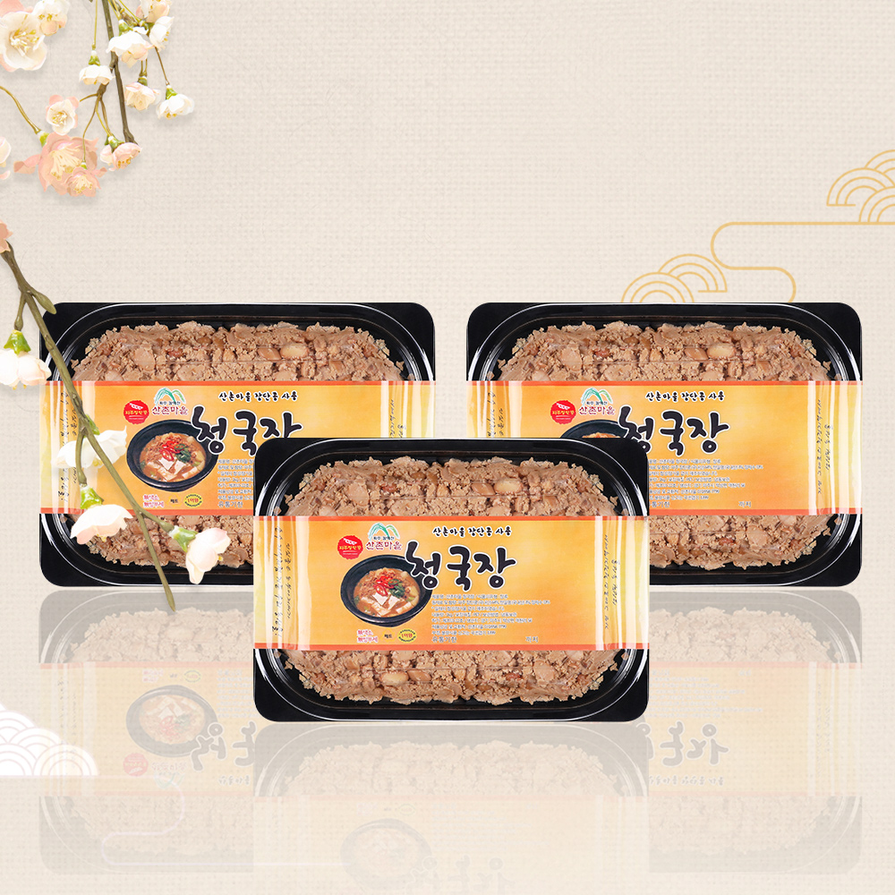 산촌마을 맛집에서 쓰는 생청국장 10kg 식당용 벌크 대용량 도매 업소용 - 상품 이미지