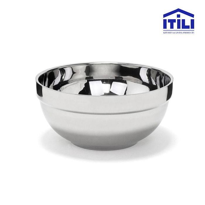 이딜리 스테인레스 이중 진공 탕기 국그릇 대접 / 중 18.5cm - 메인 이미지