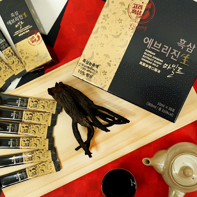 구증구포 6년근 고려 흑삼스틱 실버 농축액 30P (3235) - 상품 이미지