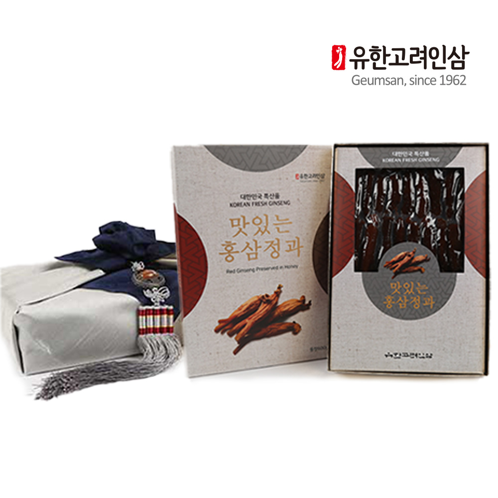 맛있는홍삼정과 600g 수제홍삼절편 인삼정과 상견례 부모님 지인 시부모님 선물세트 낱개포장 이미지 6