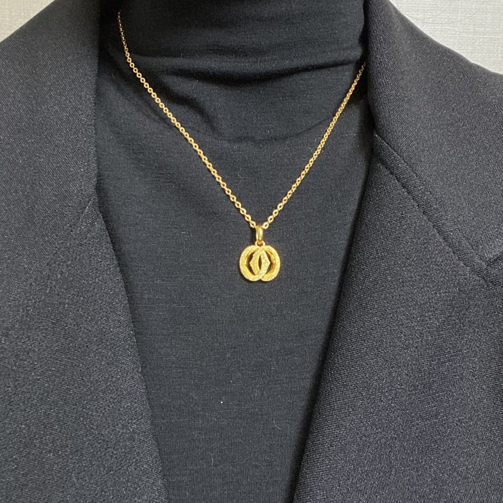 24k 순금목걸이 투써클 목걸이 11.25g 18k 장식 포함