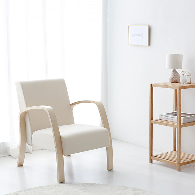 벤우드 1인 소파 YC12A 커버 (커버만) 아이보리 9764.3956, 1인용