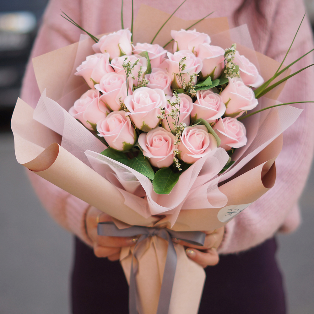 어버이날 졸업 꽃다발 축하 장미 로즈데이 졸업식 여자친구 꽃선물 예쁜 비누꽃다발