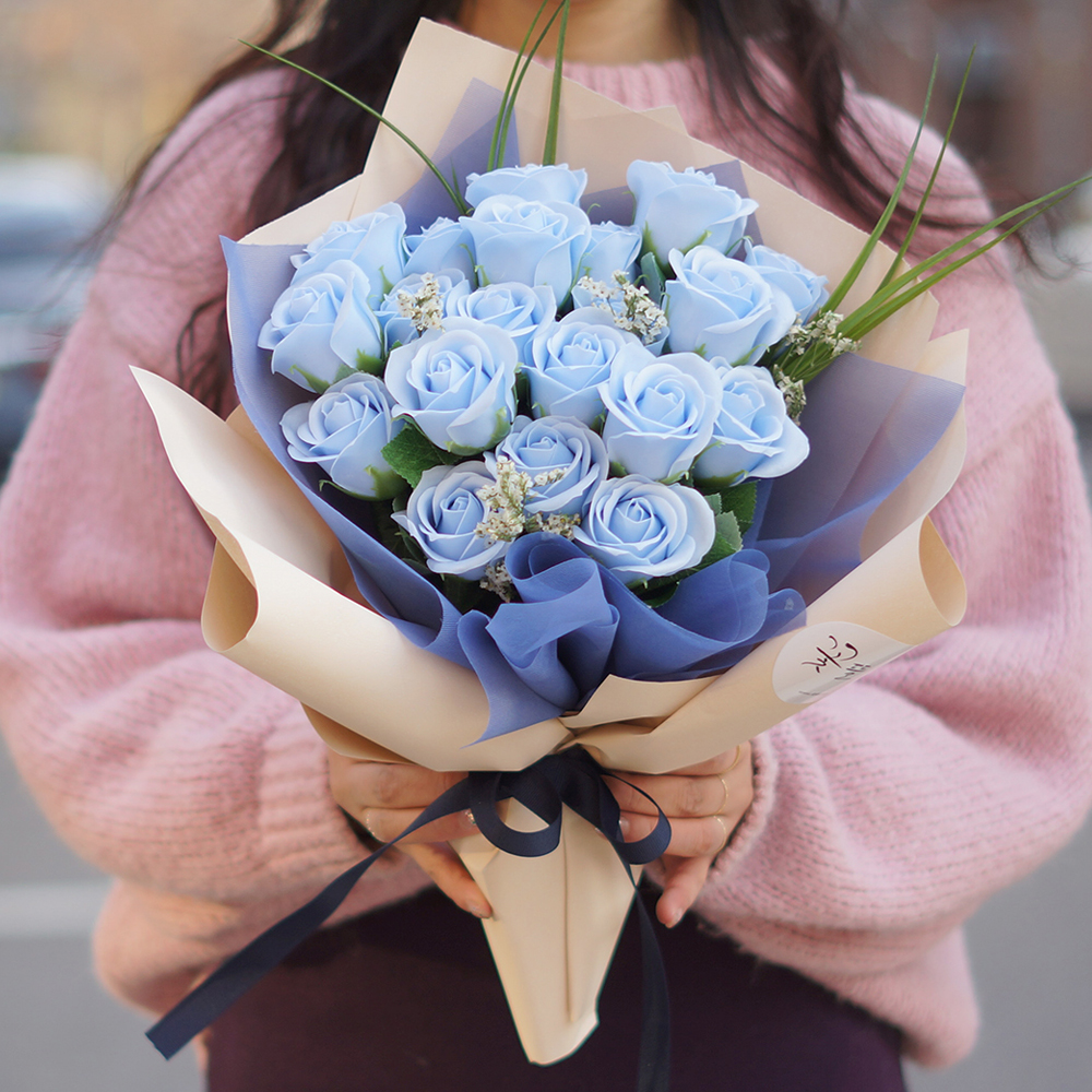 어버이날 졸업 꽃다발 축하 장미 로즈데이 졸업식 여자친구 꽃선물 예쁜 비누꽃다발