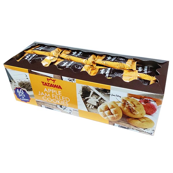 타타와 사과잼 쿠키 과자 (10g X 60개입) 600g - 상품 이미지