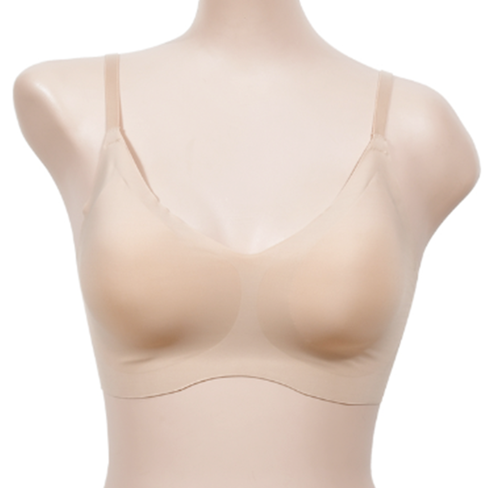 잘때속옷 입는브라 노후크 수영복속옷 70C 등살보정 래쉬가드이너 스트랩조절 심리스브라탑 - 메인 이미지