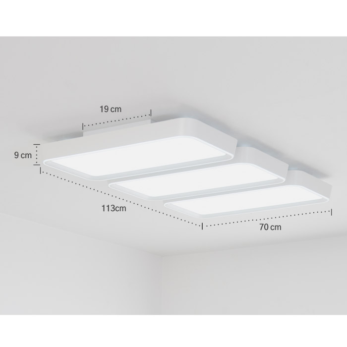 LED 인테리어 거실등 플렛 150W 이미지 6