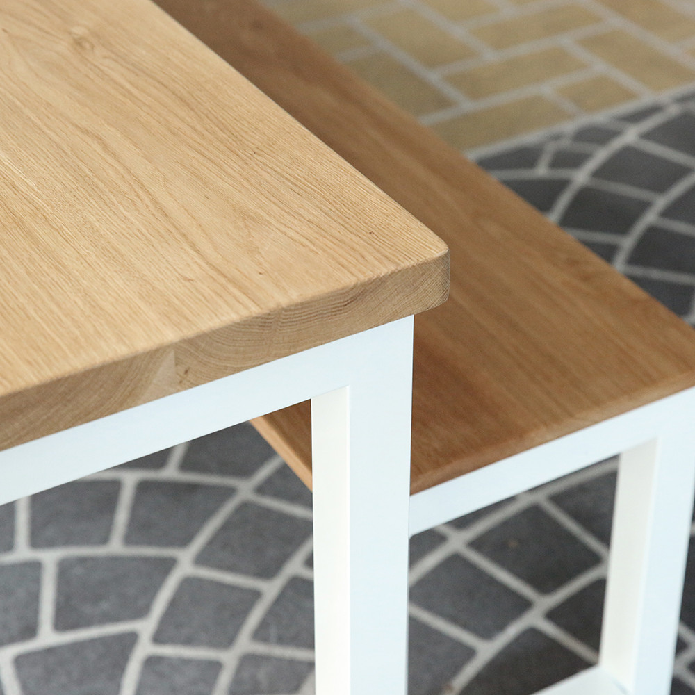 [오크 우드슬랩] 미니멀 오크 다이닝테이블 (멀티페르소나 테이블)