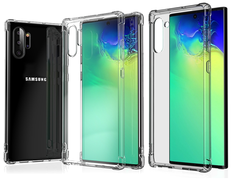 닥터가드 갤럭시노트10플러스 5G 실리콘 투명 에어100 케이스 이미지 8