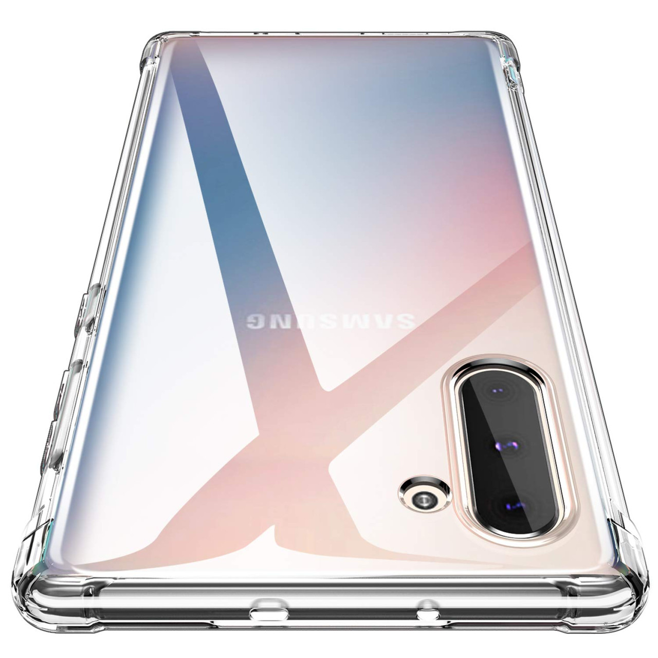 닥터가드 갤럭시노트10플러스 5G 실리콘 투명 에어100 케이스 - 상세 이미지 3