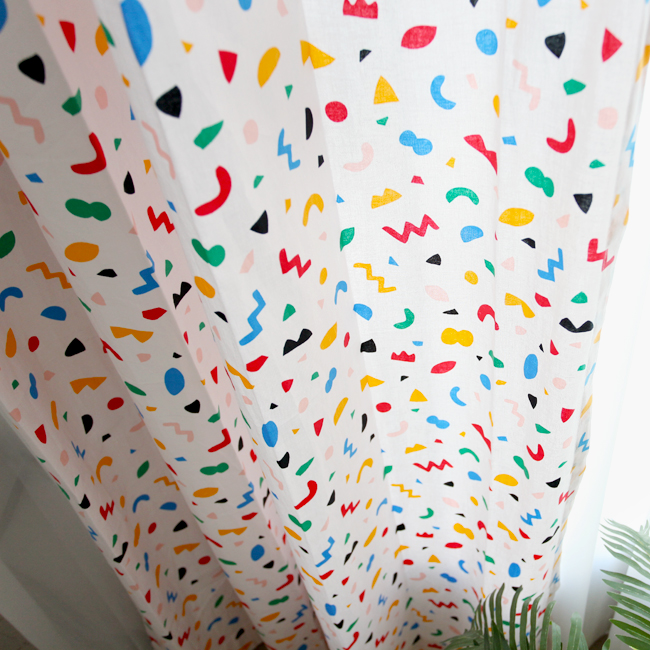 잇츠 꽃무늬 아이방 커튼 핀스타일 S - 100x150