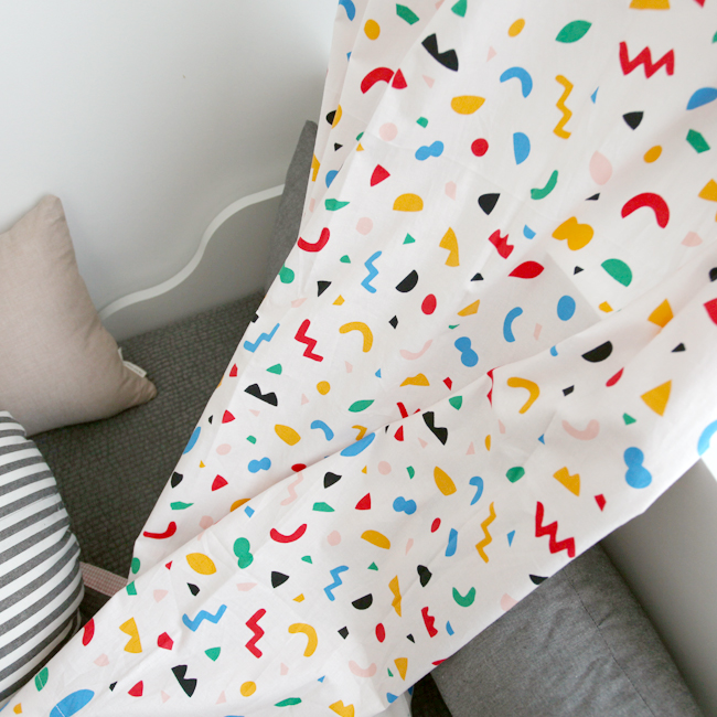 잇츠 꽃무늬 아이방 커튼 핀스타일 S - 100x150