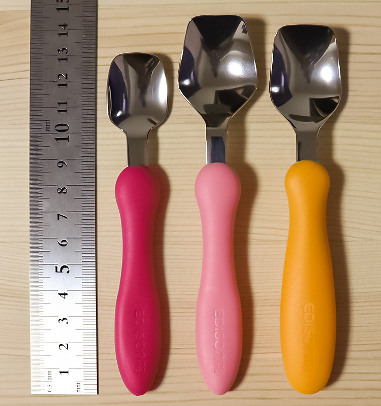 KJC 에디슨 마마 베이비 스푼 포크 케이스 포함 세트 - 하카타몰