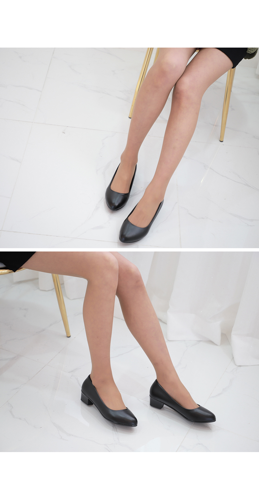 발편한 가보시 면접구두 유니화 승무원 펌프스 3cm/4cm/6cm/7cm 상세 이미지 18