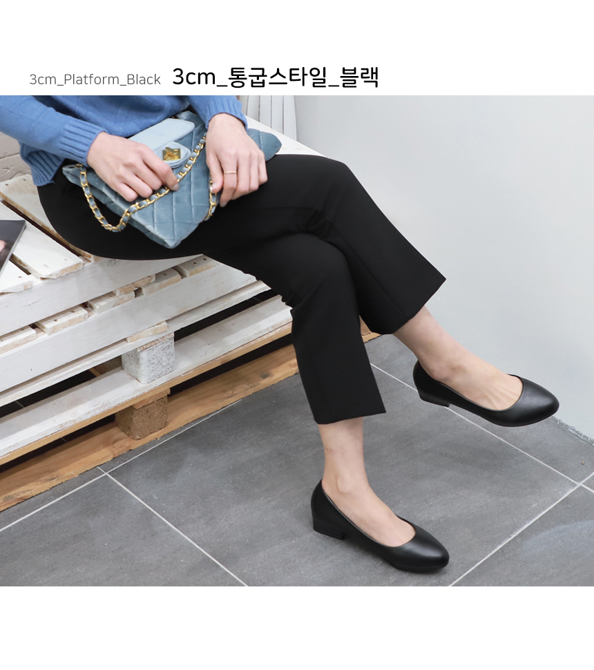 발편한 가보시 면접구두 유니화 승무원 펌프스 3cm/4cm/6cm/7cm 상세 이미지 4